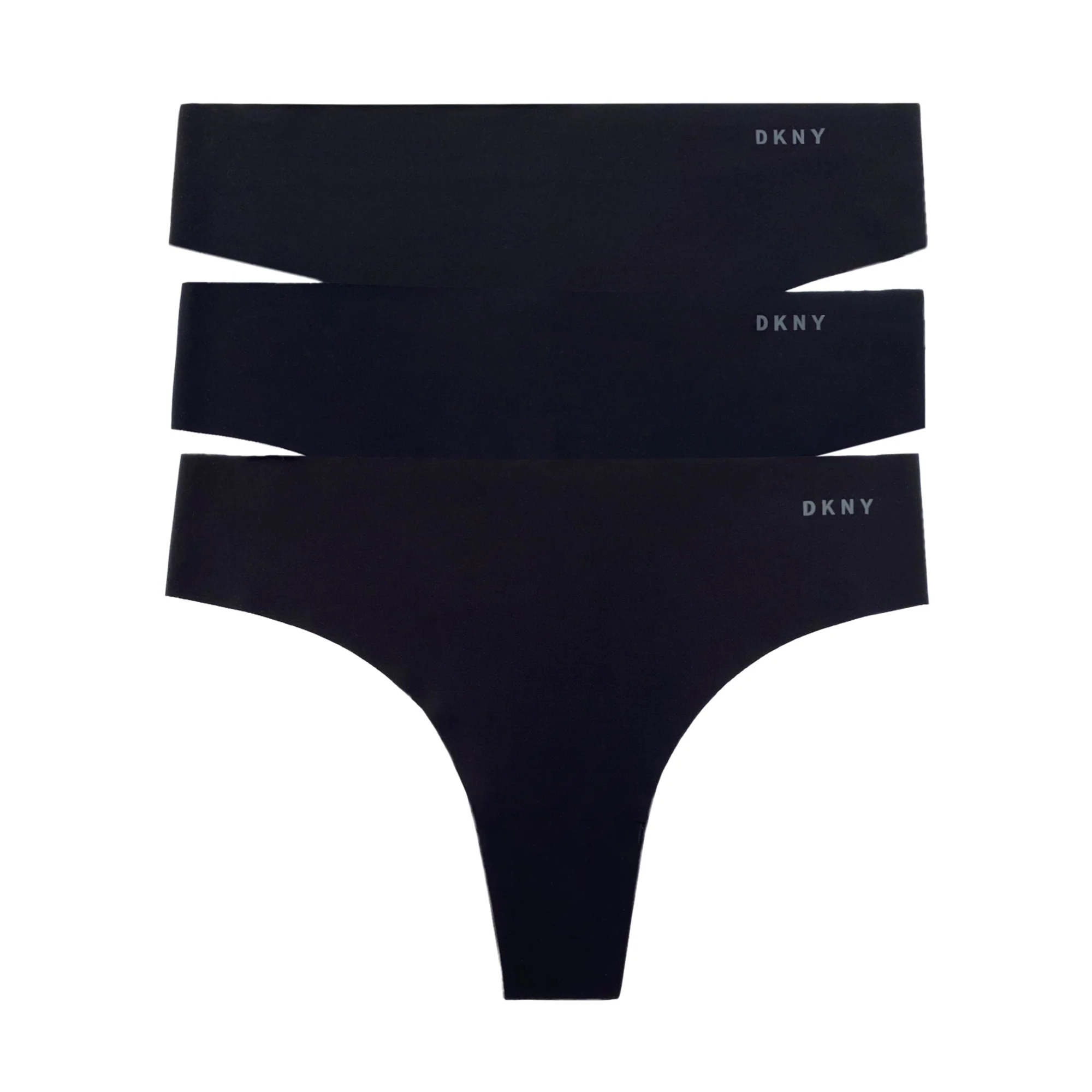 DKNY - Litewear Cut Anywhere - Thong 3 Pack