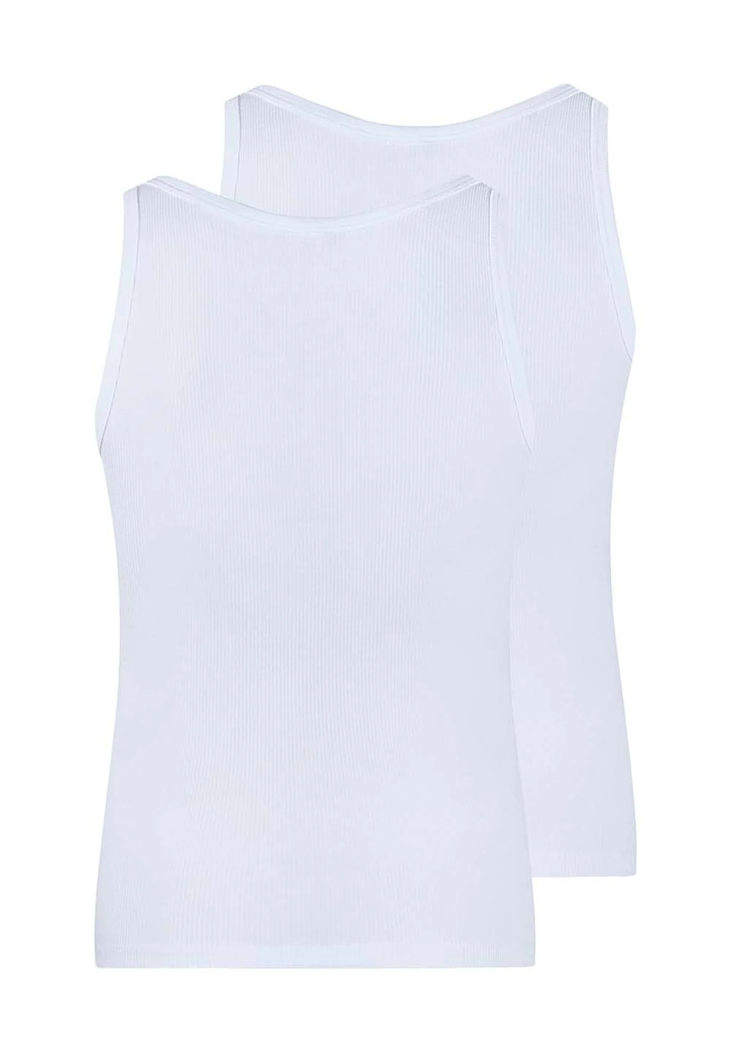 HUBER hautnah - Cotton Double Rib - Tank Top - 2 Pack - Image 5