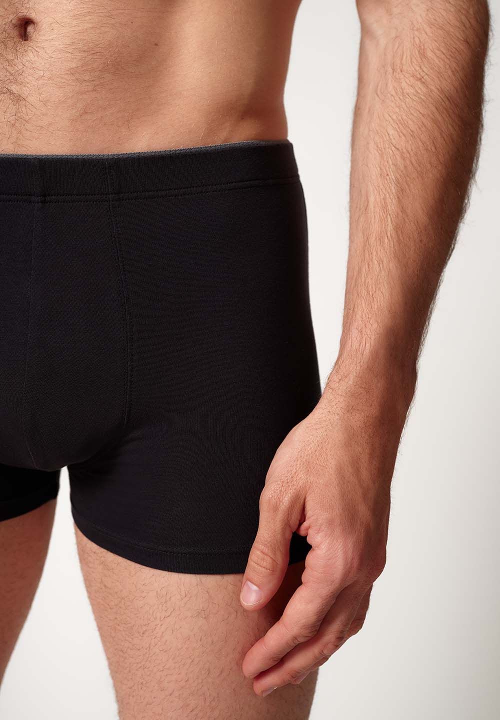 HUBER hautnah - Cotton - Boxer Pants 3 Pack - Image 3