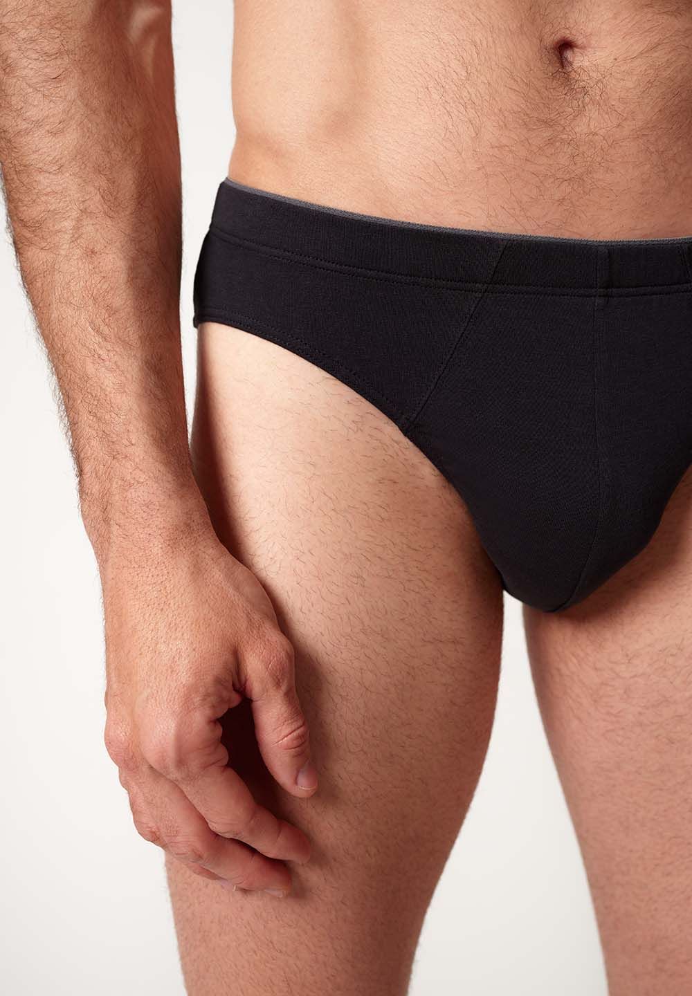 HUBER hautnah - Cotton - Brazil Briefs 3 Pack - Image 3