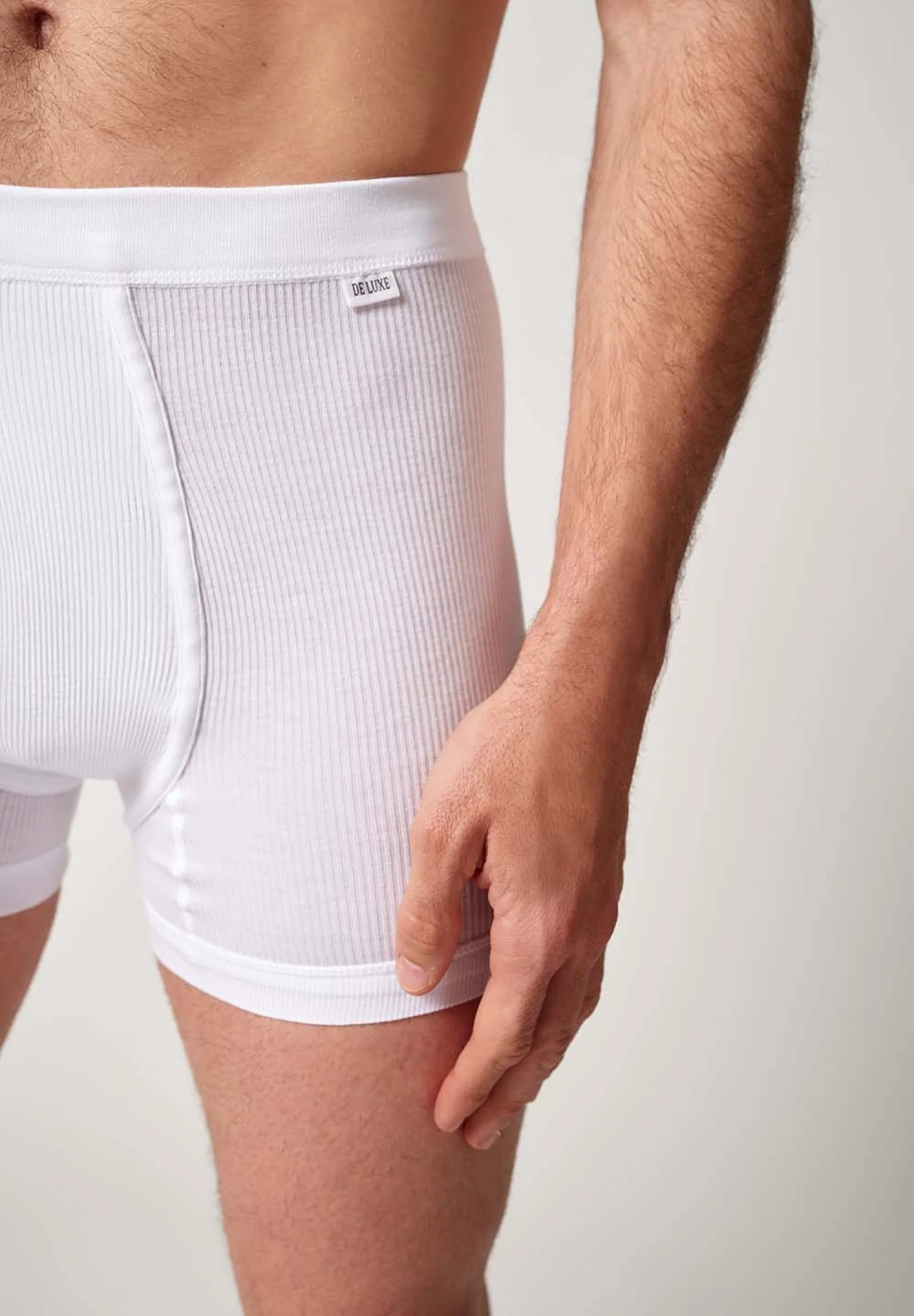 HUBER hautnah - Cotton Double Rib - Pants With Fly - Image 3