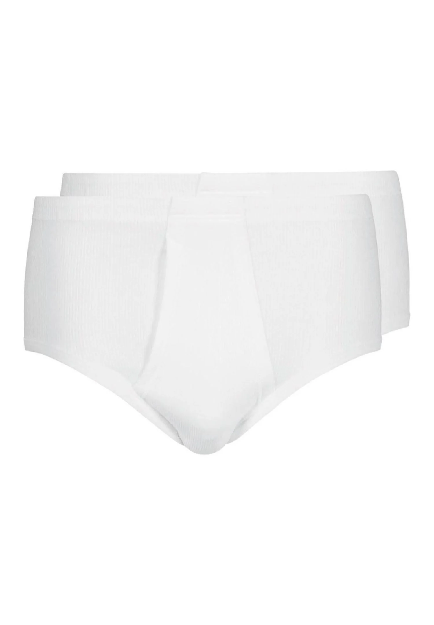 HUBER hautnah - Cotton Double Rib - Briefs With Fly 2 Pack - Image 4