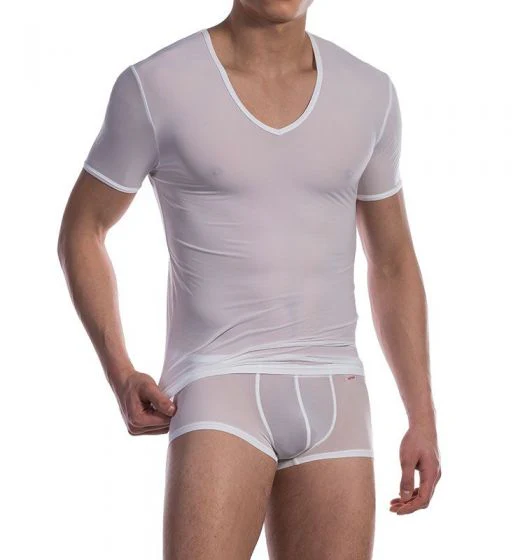 Olaf Benz - Red 0965 - Phantom - V-Neck Low Shirt - Sale - Image 3