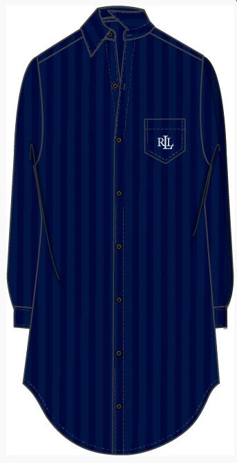Ralph Lauren - Cotton Shadow - Sleepshirt - Image 5