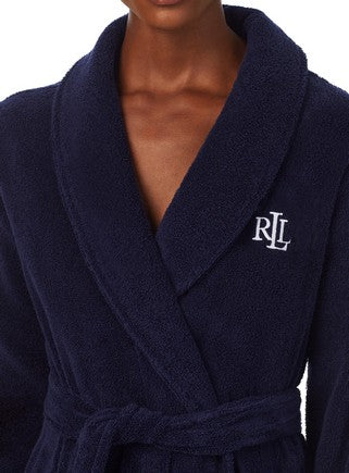 Ralph Lauren - Double Knit Lounge - Short Bathrobe - Image 5
