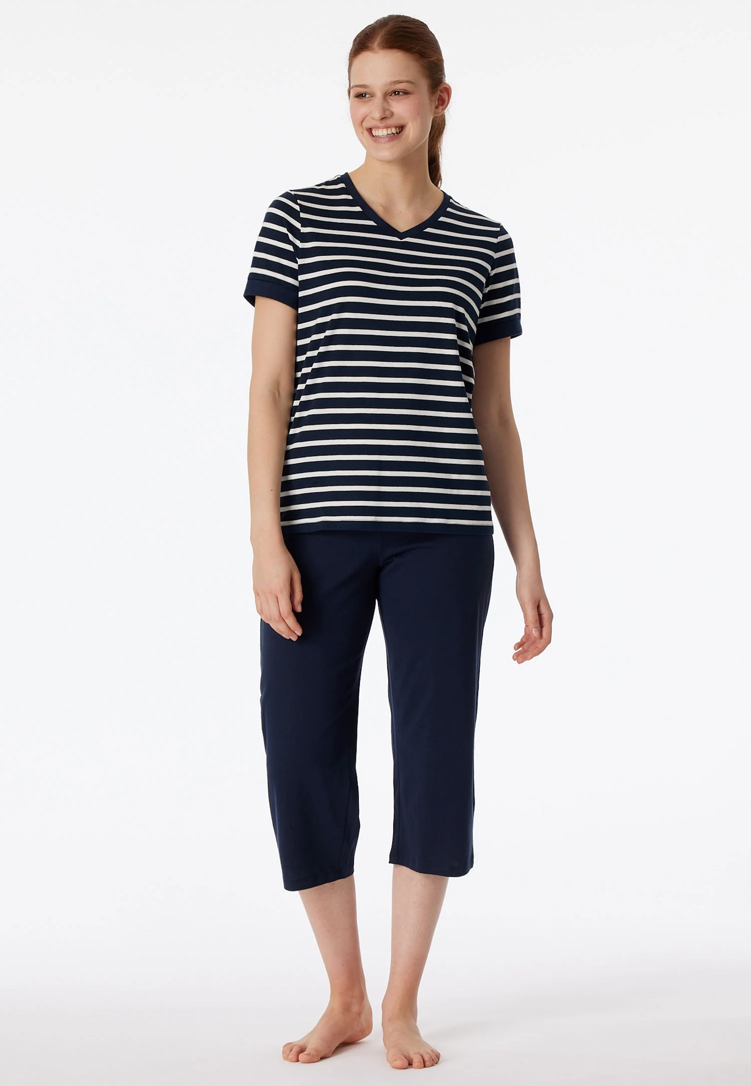Schiesser - Casual Essentials - 3/4 Length Pajamas - Image 6