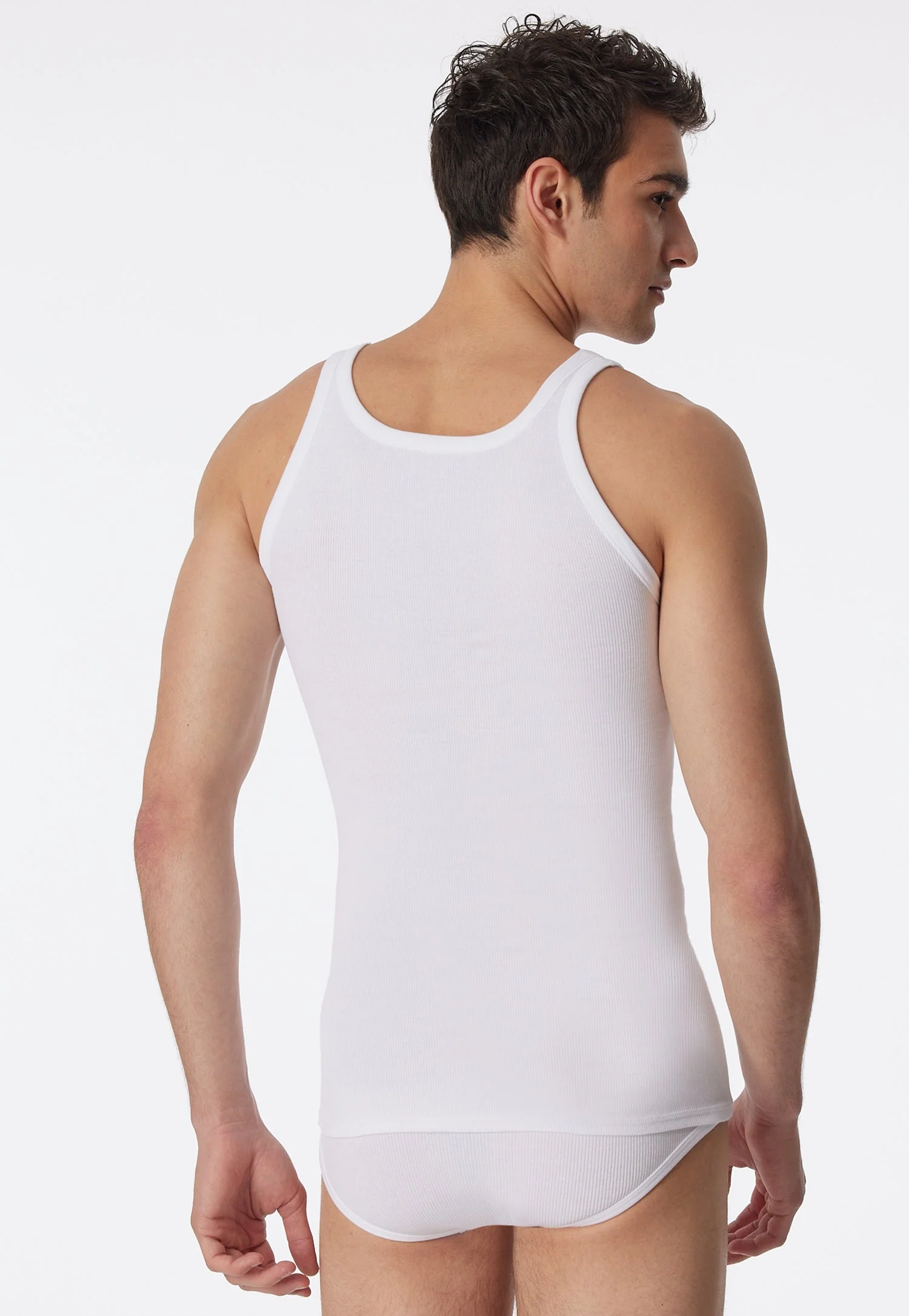Schiesser - Cotton Essentials Double Rib  - Shirt 0/0 - 2 Pack - Sale - Image 2