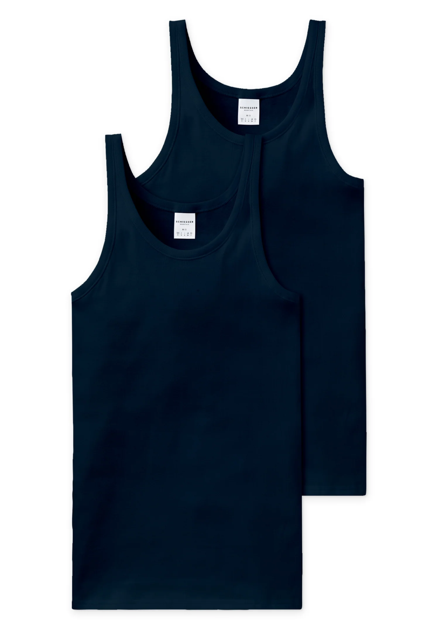 Schiesser - Cotton Essentials Fine Rib - Tank Top - 2 Pack - Image 10