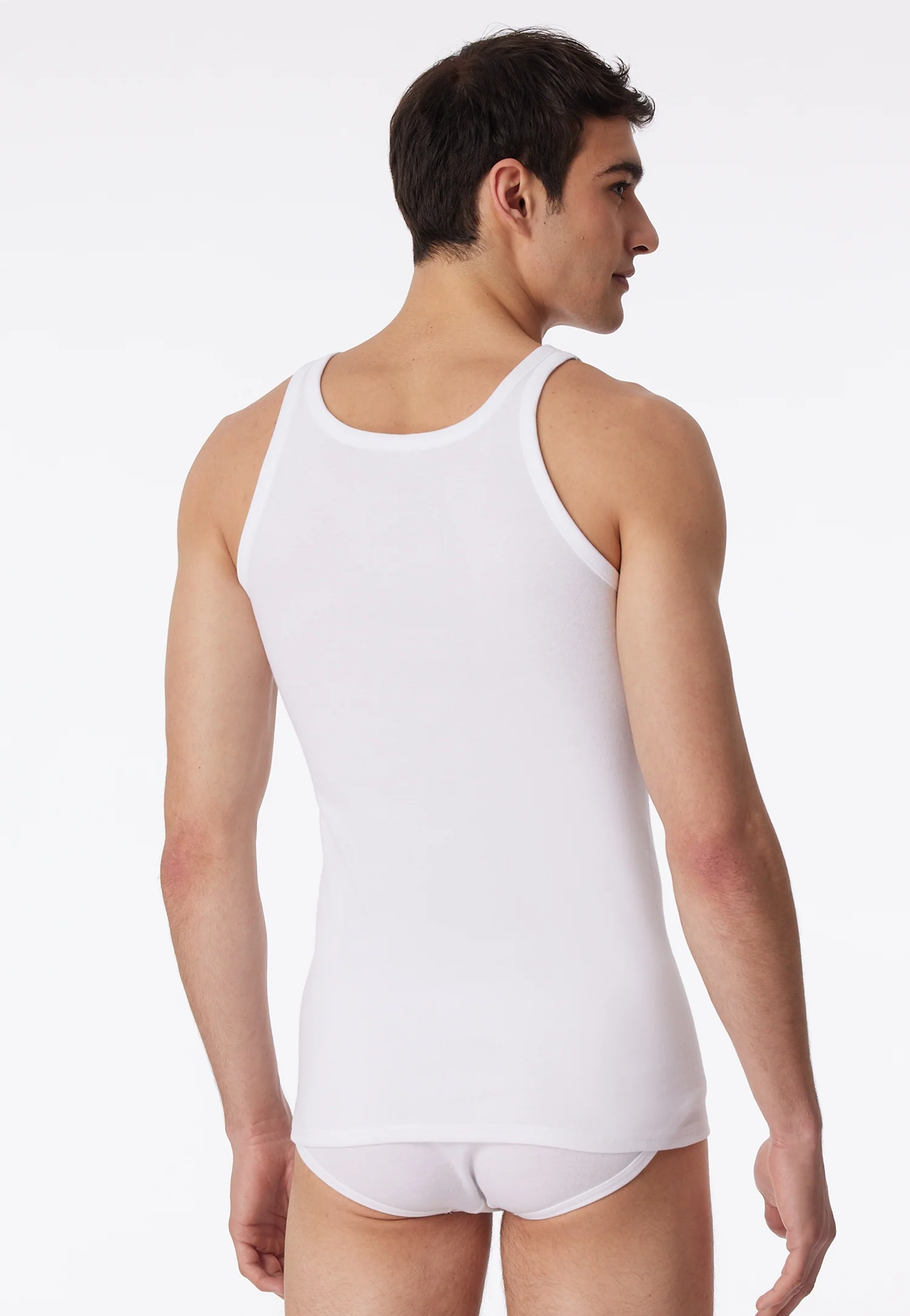 Schiesser - Cotton Essentials Fine Rib - Tank Top - 2 Pack - Image 3