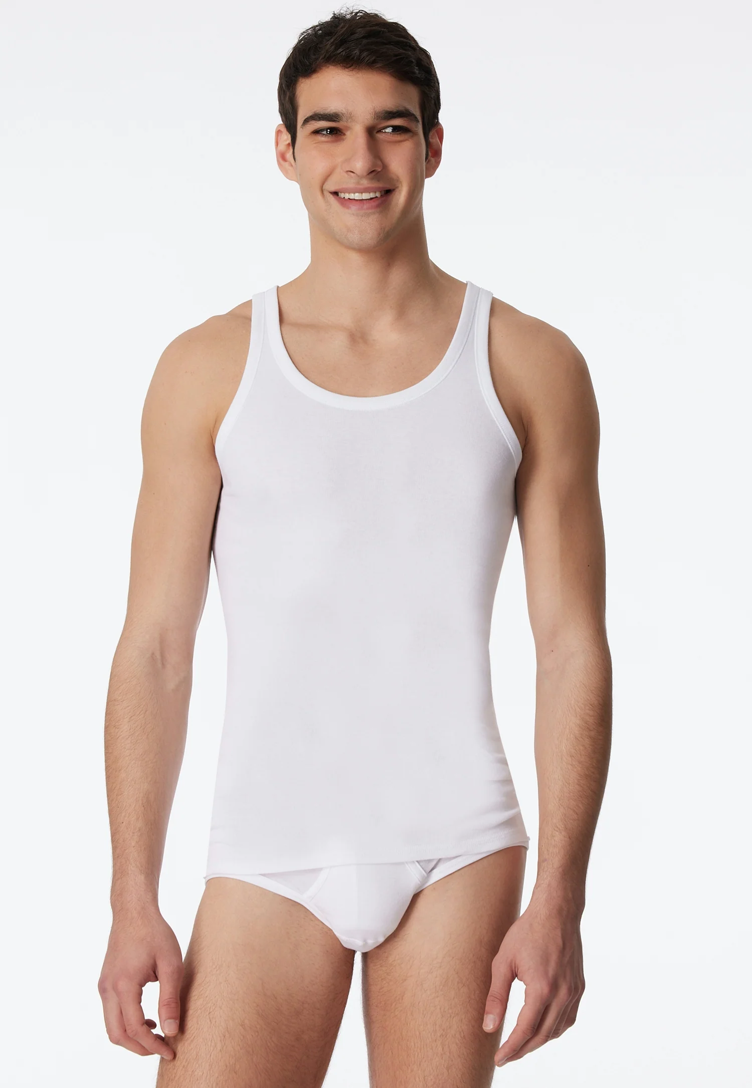 Schiesser - Cotton Essentials Fine Rib - Tank Top - 2 Pack - Image 4
