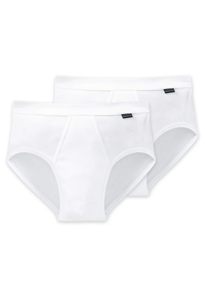 Schiesser - Cotton Essentials Double Rib - Sports Briefs - 2 Pack - Image 3