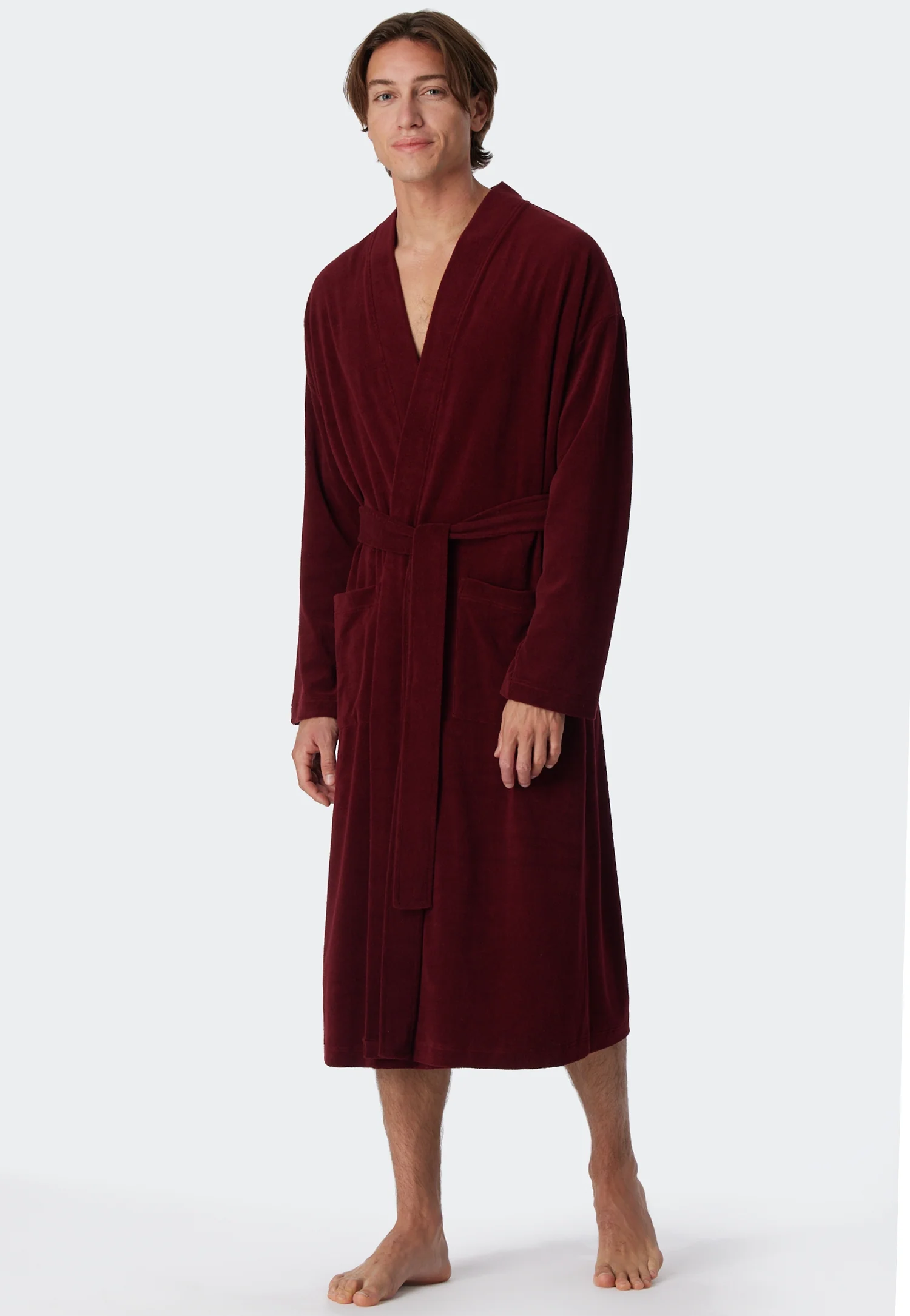 Schiesser - Feather Terry - Bathrobe Light Terry Cloth - Image 5