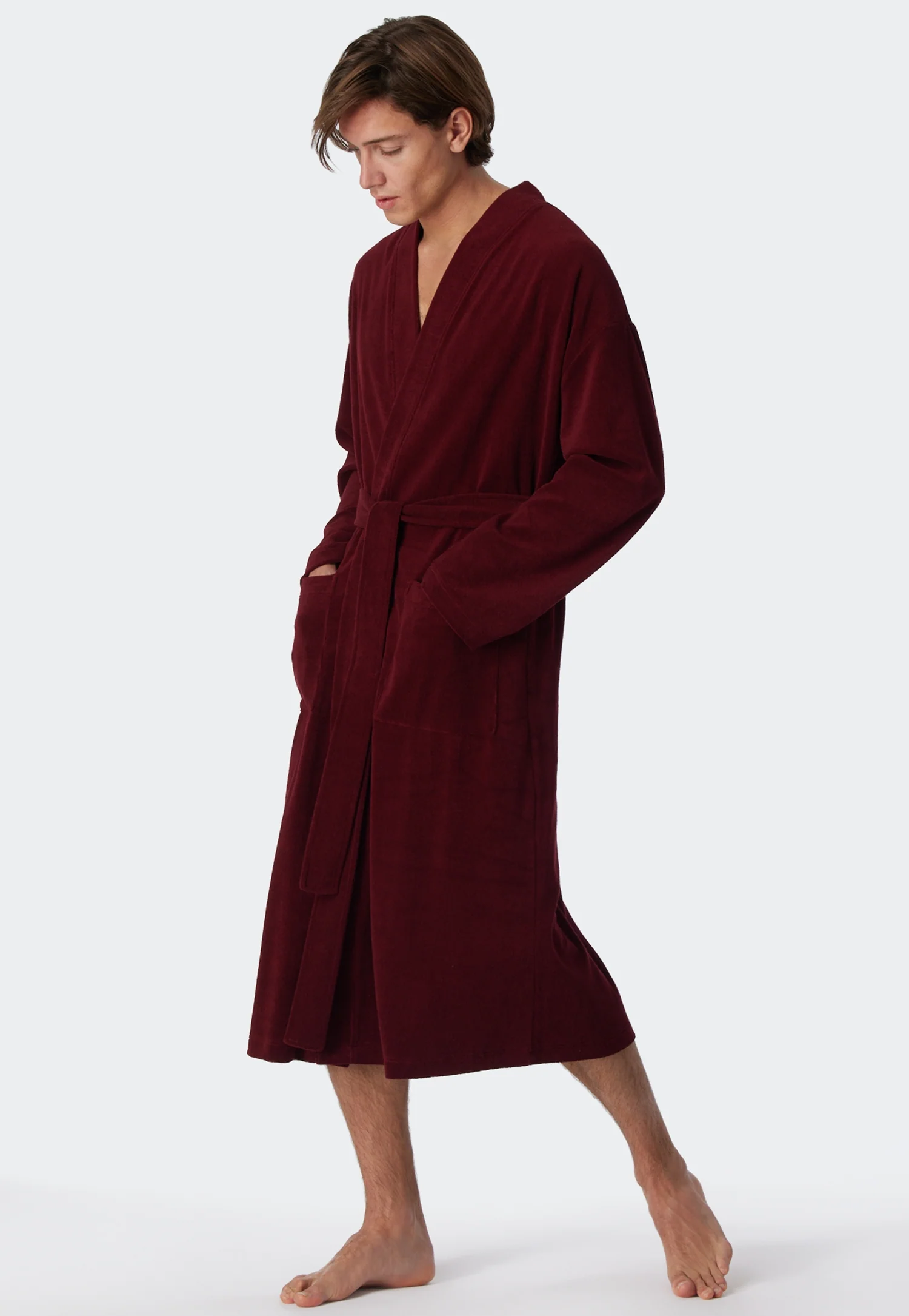 Schiesser - Feather Terry - Bathrobe Light Terry Cloth - Image 7