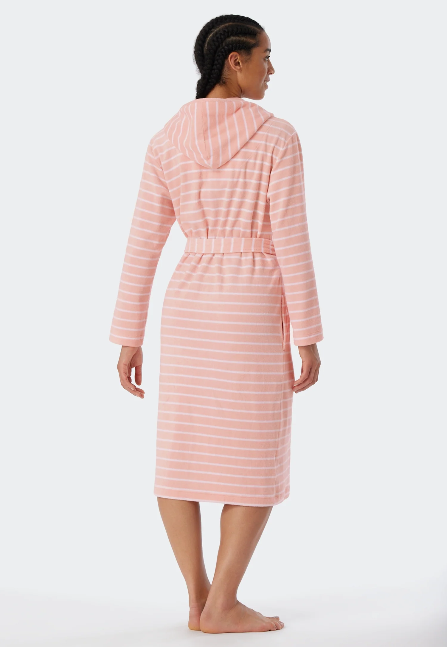 Schiesser -  Feather Terry - Bathrobe Light Terry Striped - Image 10
