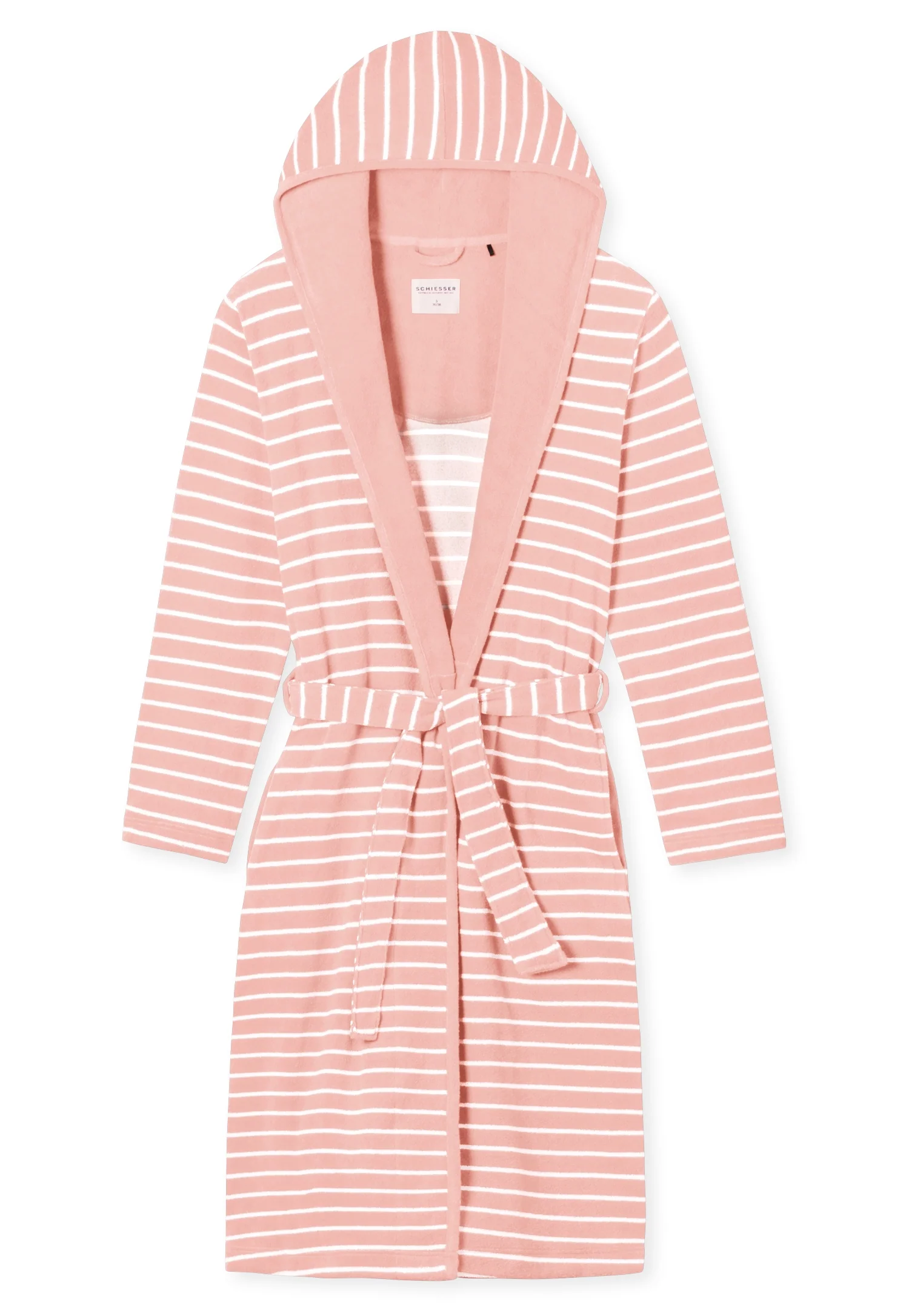 Schiesser -  Feather Terry - Bathrobe Light Terry Striped - Image 12