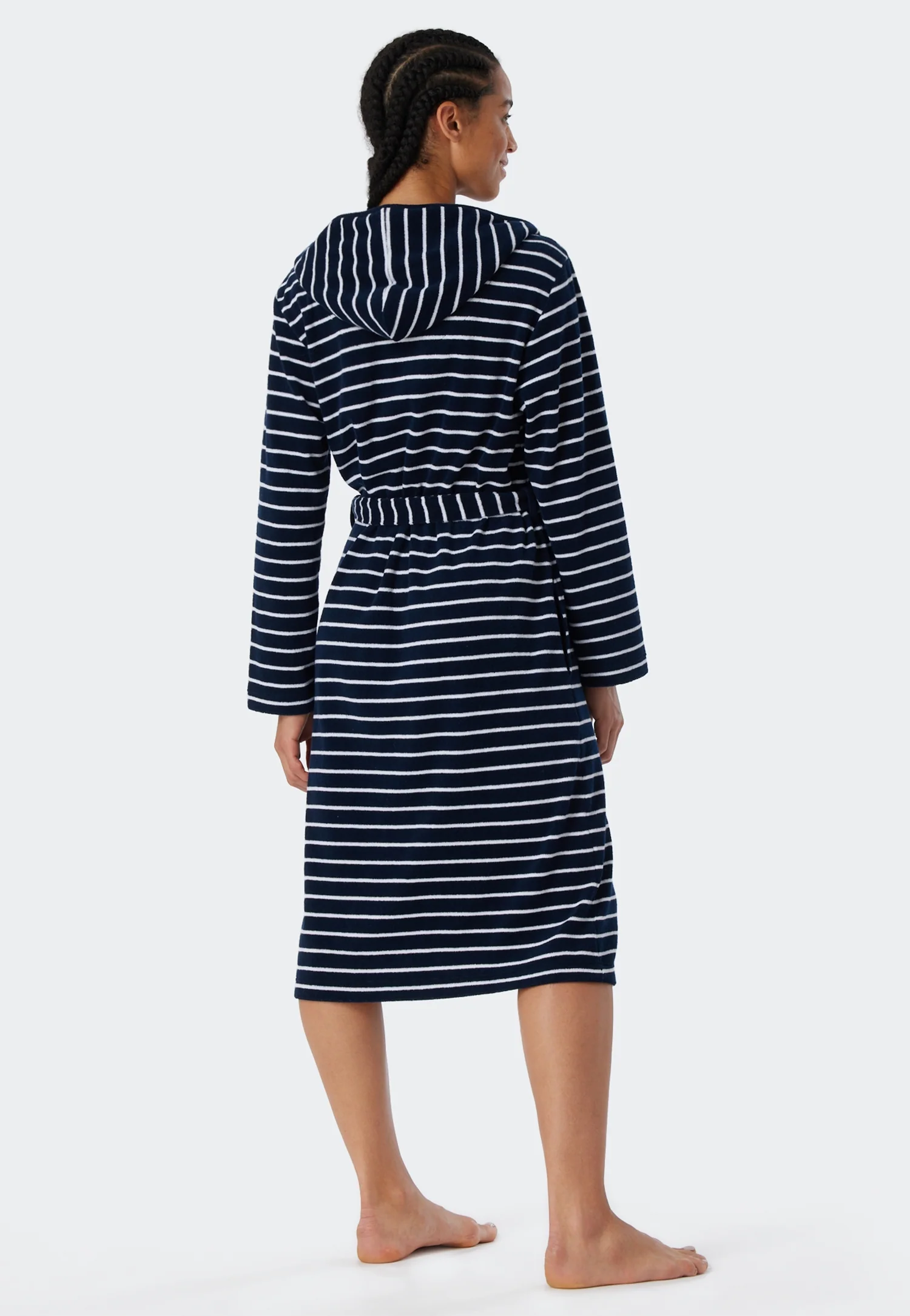 Schiesser -  Feather Terry - Bathrobe Light Terry Striped - Image 14