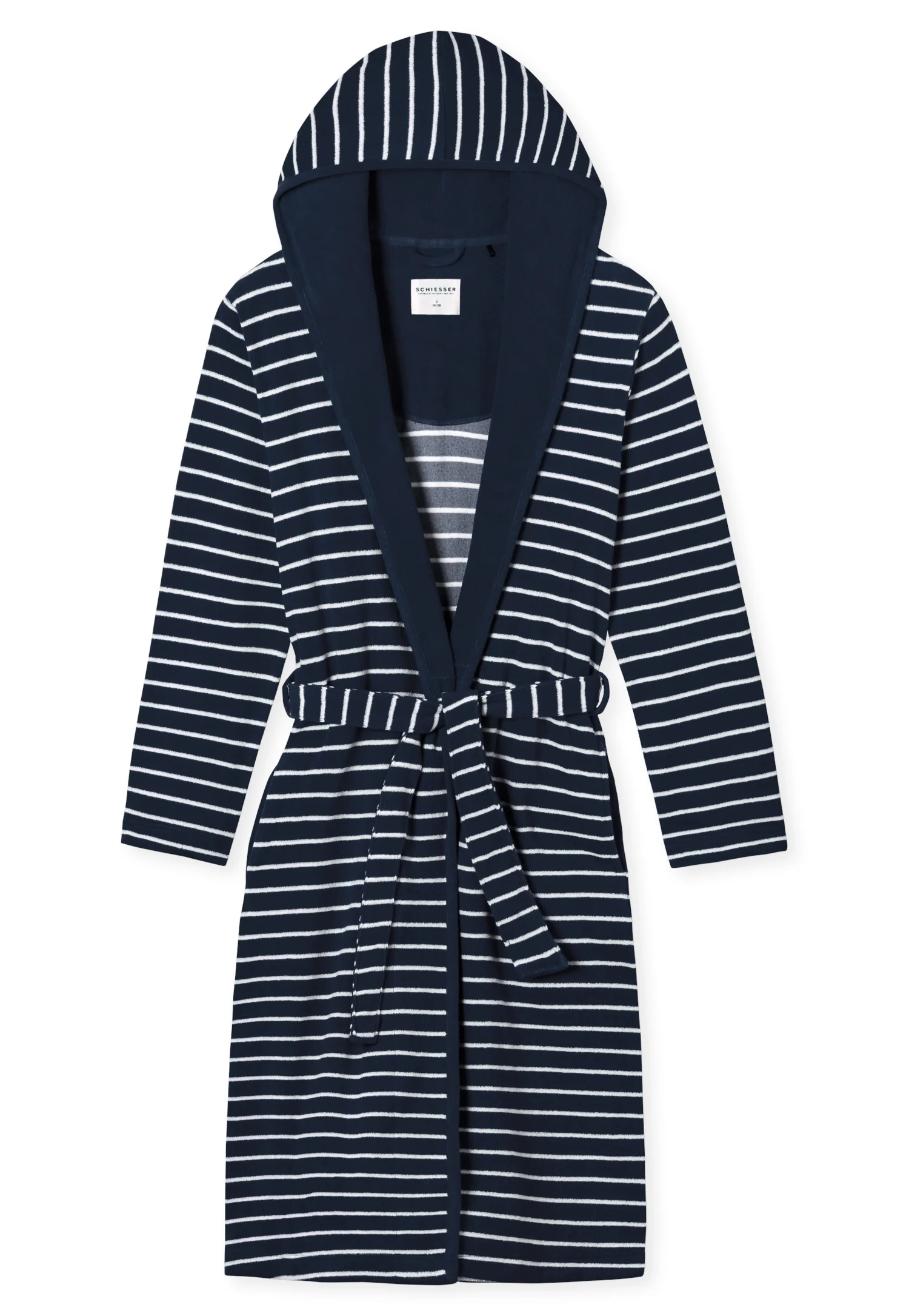 Schiesser -  Feather Terry - Bathrobe Light Terry Striped - Image 16