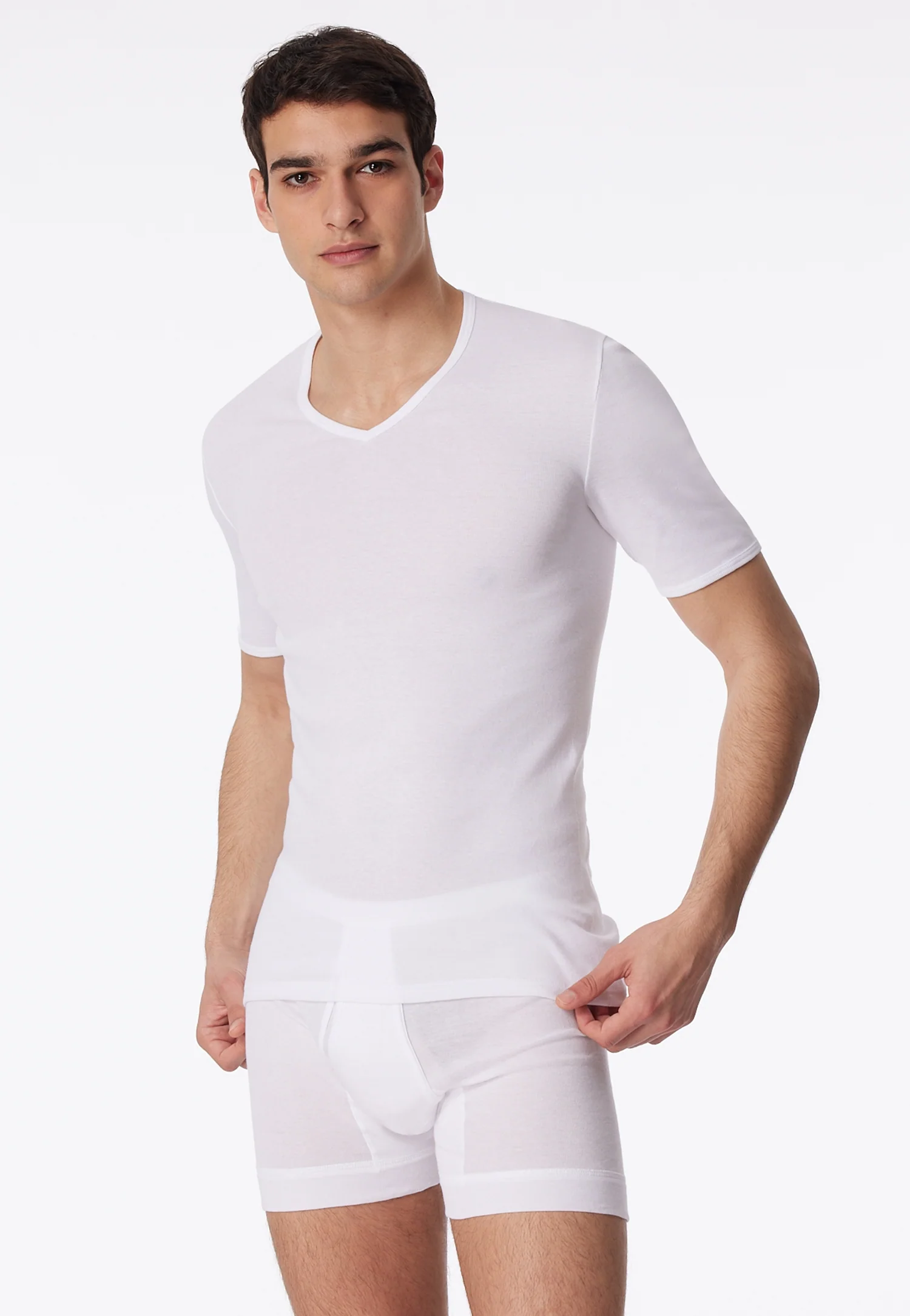 Schiesser - Original Fine Rib - Shirt 1/2 - Image 4