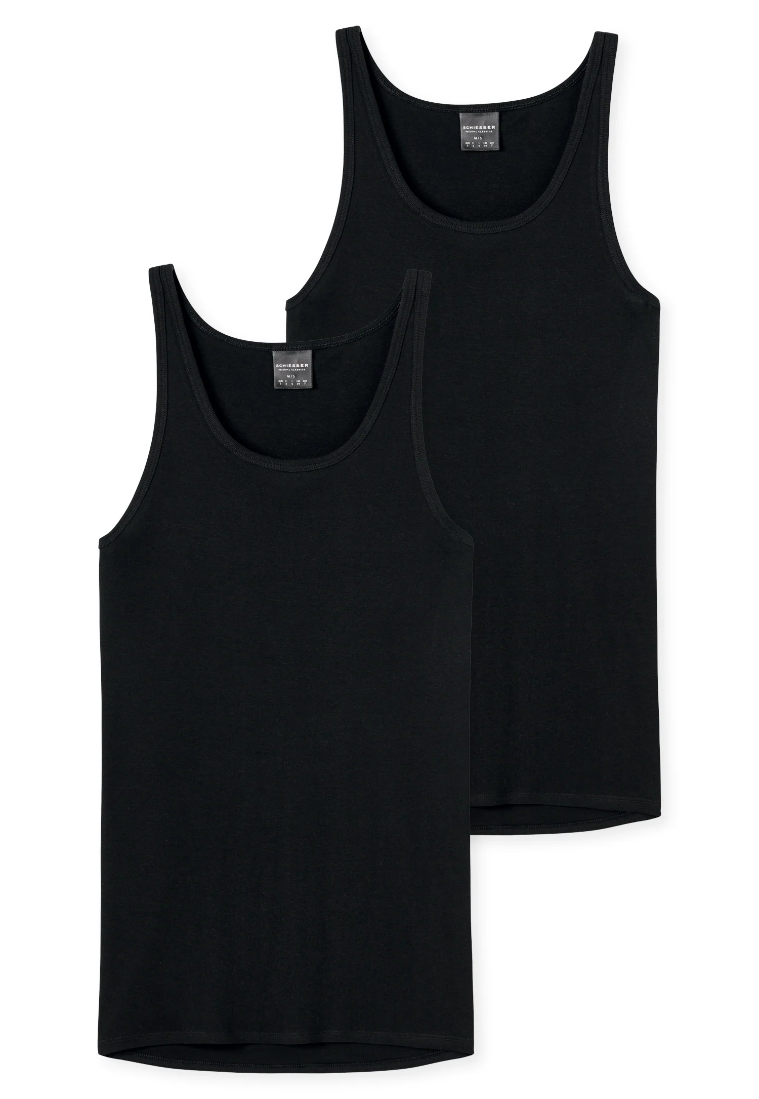 Schiesser - Original Fine Rib - Shirt 0/0 - 2 Pack - Image 9