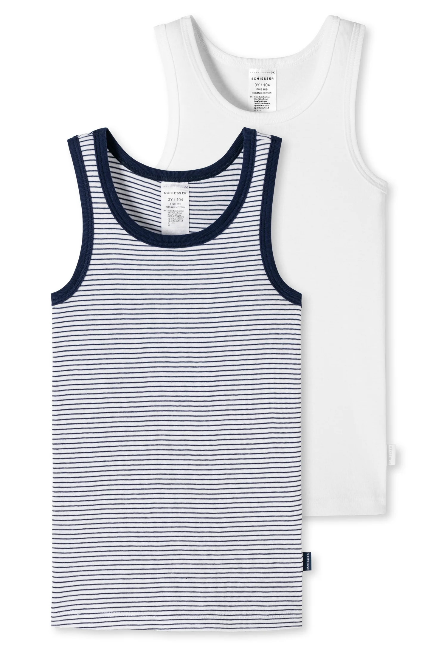 Schiesser Kids - Organic Cotton - Undershirt 2Pack - Image 3