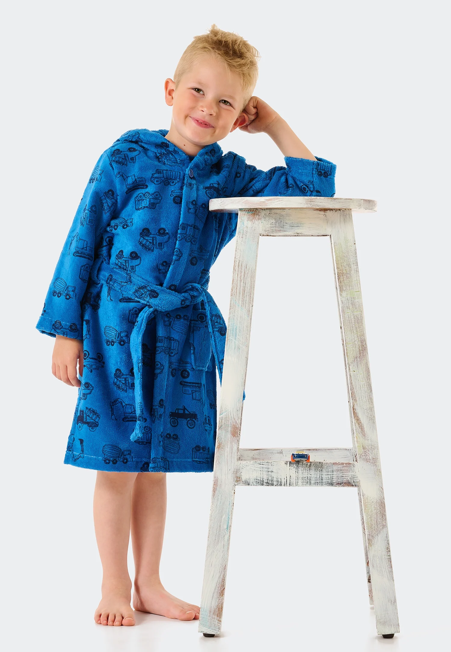 Schiesser Kids - Original Classics - Bathrobe Velour - Image 3