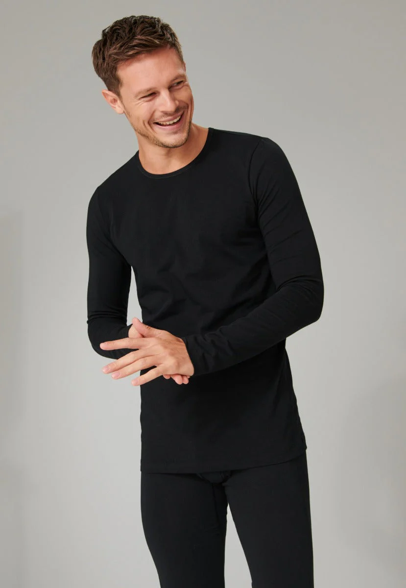 Schiesser - Organic Cotton - Long Sleeve Shirt - Sale - Image 3