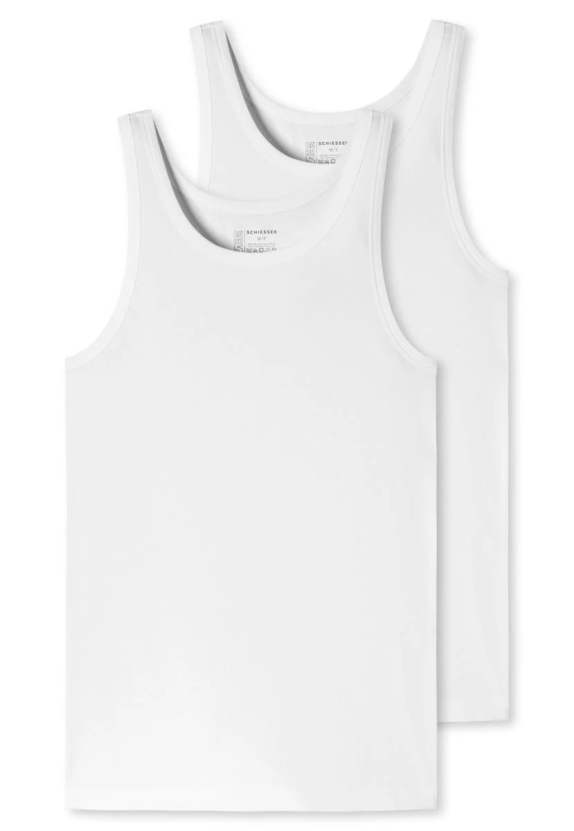 Schiesser - Organic Cotton - Shirt 0/0 - 2 Pack - Sale - Image 9