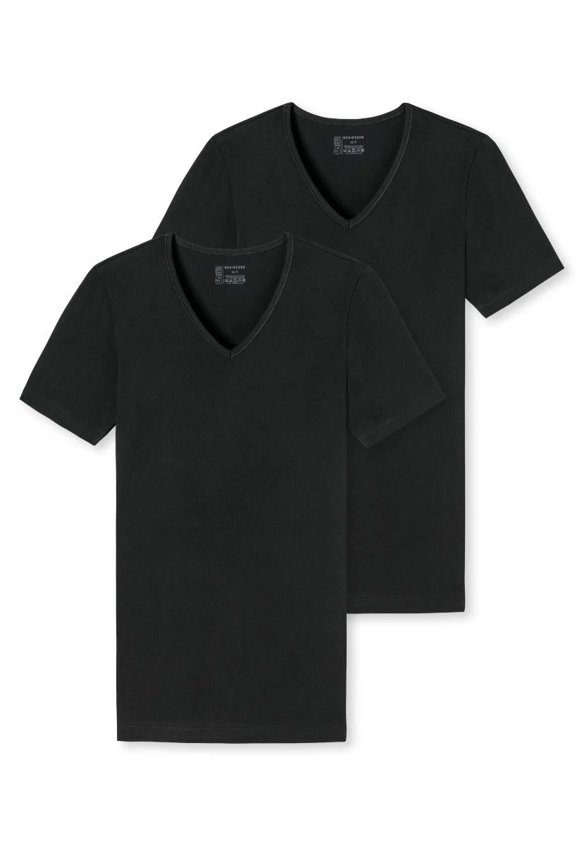 Schiesser - Organic Cotton - T-Shirt ½ - 2 Pack - Sale - Image 5