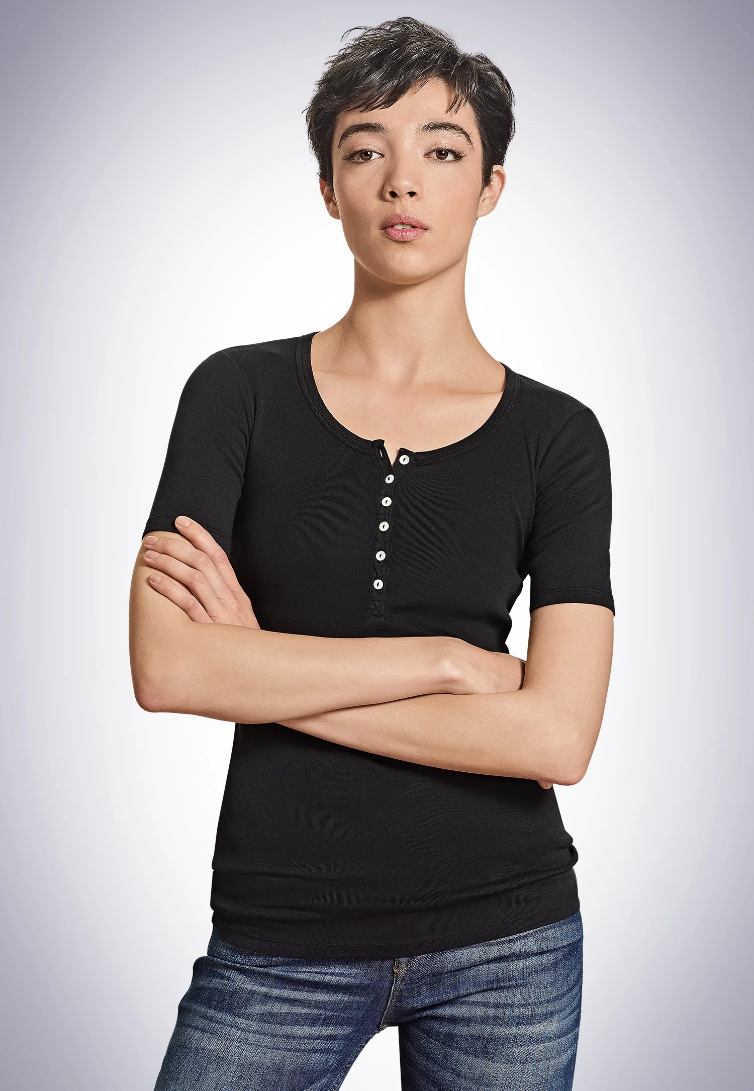 Schiesser Revival – Berta – Short sleeve Shirt